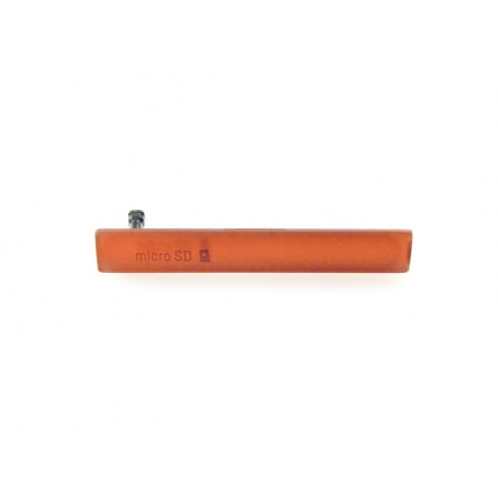 Sony Xperia Z3 Compact D5803 D5833 Zaślepka USB pomarańczowa ORYGINALNA ORANGE