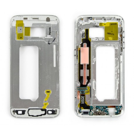 Samsung SM-G930F GALAXY S7 Taśma + złącze microUSB + korpus WHITE z taśmą boczną ORYGINALNY