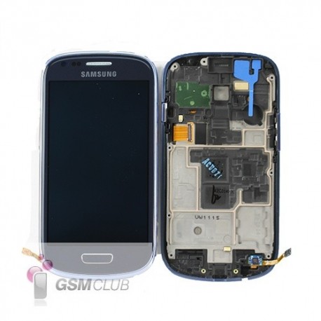 Samsung i8190 GALAXY S3 MINI Wyświetlacz LCD ORYGINALNY METALLIC BLUE