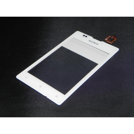 Sony Xperia E DUAL C1504 C1505 C1604 C1605 DIGITIZER biały z taśmą klejącą HQ