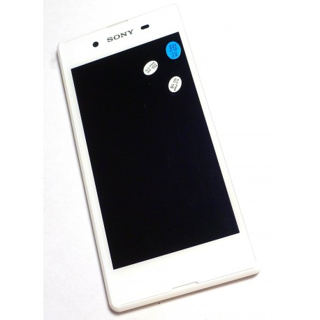 Sony Xperia E3 D2202 D2203 D2206 Wyświetlacz LCD ORYGINALNY WHITE