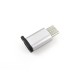Adapter MicroUSB - USB Typ-C czarny