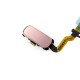 Samsung SM-G930F GALAXY S7 Klawisz menu przycisk home różowy z taśmą ORYGINALNY PINK