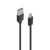 Kabel USB - Lightning / microUSB iPhone 2W1 BLACK