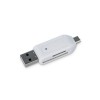 Redukcja Adapter MICROUSB - USB 2.0 pendrive dysk zewnętrzny OTG MICROSD czytnik kart