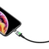 Kabel USB - Lightning iPhone Baseus magnetyczny czarny 2,4A 100cm