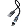 Kabel USB - Lightning iPhone Devia magnetyczny czarny 2,1A 100cm