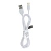 Kabel USB - MICROUSB długa końcówka 8mm do kabur biały