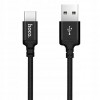 KABEL USB - USB TYP-C czarny 2A 200cm HOCO