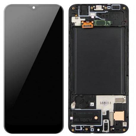 Samsung SM-A307F GALAXY A30S Wyświetlacz LCD BLACK z ramką