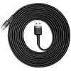Kabel USB - MICROUSB Baseus Cafule czarny 2A 300cm
