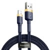Kabel USB - Lightning iPhone Baseus Cafule granatowy 2,4A 100cm