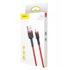 Kabel USB - Lightning iPhone Baseus Cafule czerwony 1,5A 200cm