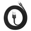 Kabel USB - Lightning iPhone Baseus Cafule szary 2,4A 100cm