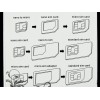 Micro SIM - Nano SIM ADAPTER ZESTAW 3W1