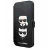 iPHONE 12 MINI 5,4'' Kabura Karl Lagerfeld Saffiano Karl & Choupette ORYGINALNA