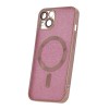 iPHONE 15 PRO MAX 6,7'' Nakładka MagSafe Glitter Chrome Mag różowa