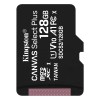 KARTA MICRO SDXC 128GB klasa 10 UHS-I 100/10 MB/s Kingston Canvas Select Plus