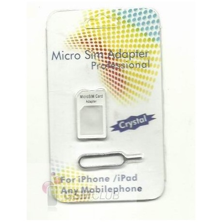 Micro SIM ADAPTER + kluczyk szpilka APPLE