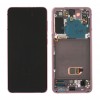 SAMSUNG SM-G991 GALAXY S21 5G Wyświetlacz LCD Phantom Pink ORYGINALNY