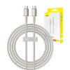 KABEL USB TYP-C - USB TYP-C PD Baseus Tungsten złoty 5A 100W 200cm