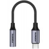 Adapter USB typ-C do mini-jack (3,5 mm) Czarny FONENG