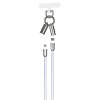 Kabel USB TYP-C - Lightning iPhone 27W Devia kabel lawendowy uniwersalna smycz