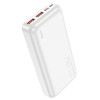 Power BANK 20000mAh 2xUSB 1XPD QC 22,5W HOCO biały