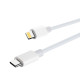 Kabel USB TYP-C - Lightning iPhone 1m 20W biały