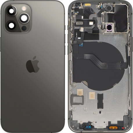 iPHONE 12 PRO 6,1'' Obudowa Klapka szybka tył Graphite