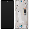 Motorola MOTO Edge 30 Wyświetlacz LCD ORYGINALNY Supermoon Silver