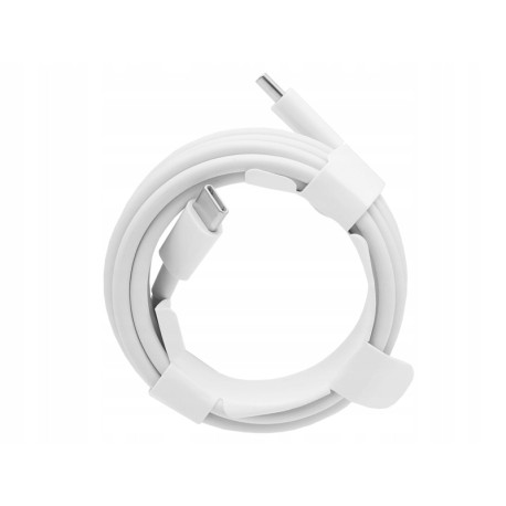KABEL USB TYP-C - USB TYP-C 40W biały 100cm STANDARD