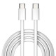 KABEL USB TYP-C - USB TYP-C 40W biały 100cm STANDARD