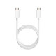 KABEL USB TYP-C - USB TYP-C 40W biały 100cm STANDARD