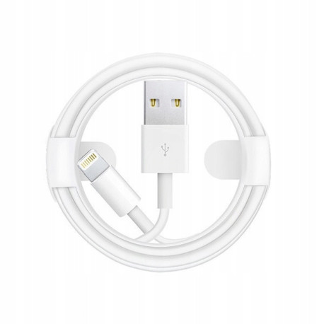 Kabel USB - Lightning iPhone biały standard 2 metry