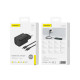 Ładowarka 220V 1X USB TYP-C 5V 3A / 9V 2,22A 20W czarna + KABEL TYP-C