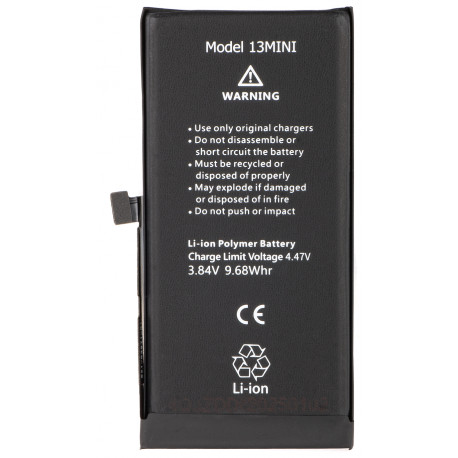 Bateria iPHONE 13 MINI 5.4'' 2406mAh Polymer Diagnostic