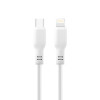 Kabel USB TYP-C - Lightning iPhone biały 27W 1M 100CM XO