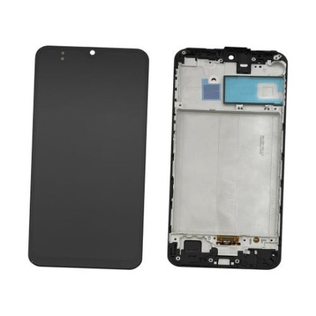 Samsung SM-M307F GALAXY M30S M21 M215 Wyświetlacz LCD BLACK z ramką
