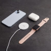 Ładowarka indukcyjna bezprzewodowa magnetyczna 3w1 15W biała do iphona , Airpods i zegarka