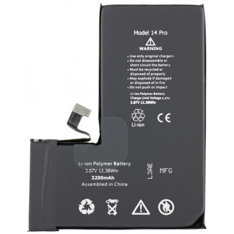 Bateria iPHONE 14 PRO 6,1'' Polymer 3200mAh