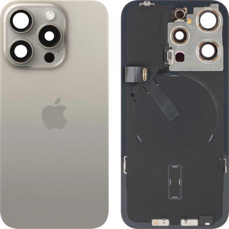 iPHONE 15 PRO 6,1'' Klapka Natural Titanium ORYGINALNA