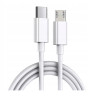 Kabel USB TYP-C - MICROUSB 1 metr biały QC3.0 2,4A 18W 100cm