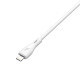 Ładowarka 220V 1X USB 5V 2,1A biała MOONX + KABEL LIGHTNING