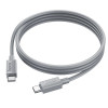 KABEL USB TYP-C - USB TYP-C 60W szary 100cm Hoco