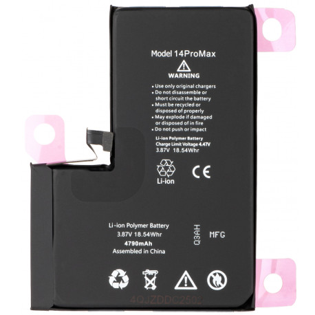 Bateria iPHONE 14 PRO MAX 6,7'' Polymer 4323mAh Diagnostic