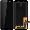 Samsung SM-A530 A8 2018 Wyświetlacz LCD BLACK ORYGINALNY