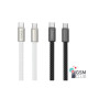 KABEL USB TYP-C - USB TYP-C PD Hoco Biały płaski 3A 60W 100cm