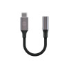 Adapter USB typ-C do mini-jack (3,5 mm) czarny