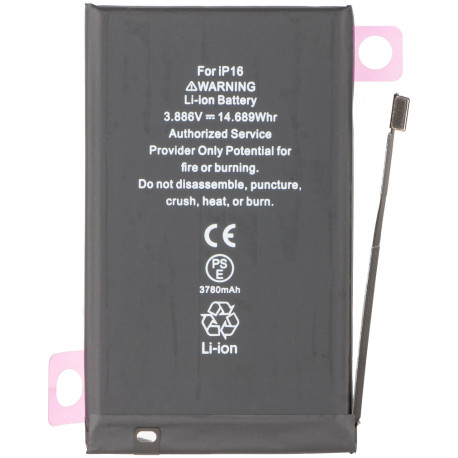 Bateria iPHONE 16 6,1'' Polymer 3780mAh Extra pojemność 